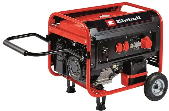 Bensingenerator Einhell TC-PG 65/E5 med 2x230 volt och 1x400 volt