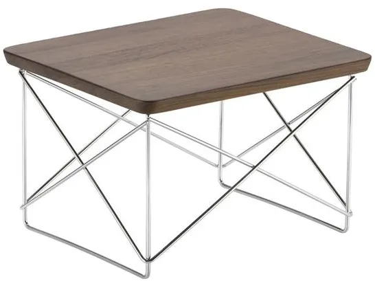 Vitra Occasional LTR Sängbord Valnöt/Krom